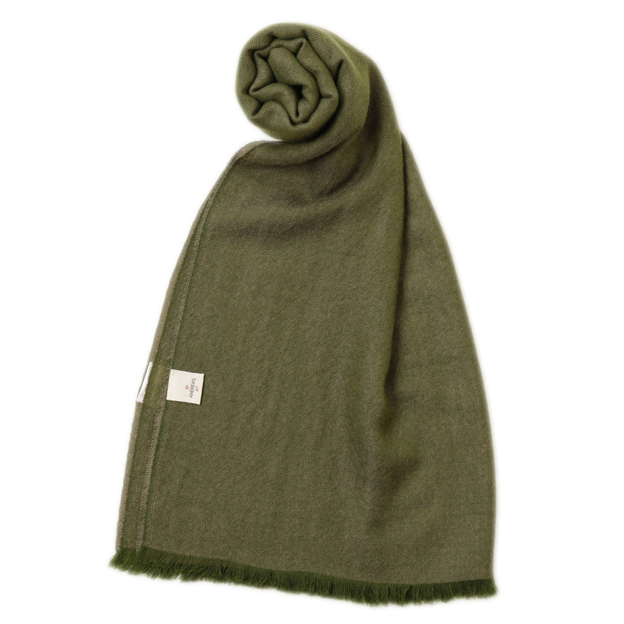 19 ANDREA'S 47 アンドレアズ 1947 ストール カシミヤ 大判 2トーン